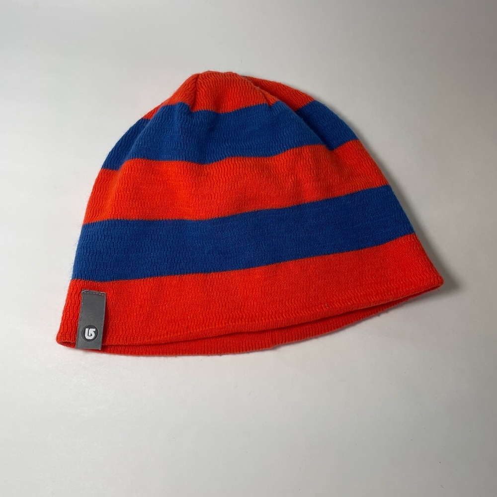 Burton Kids Stripe Beanie - Orange & Blue